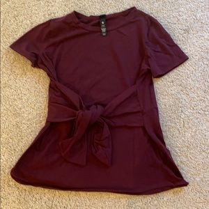 Agnes & Dora front-tie top